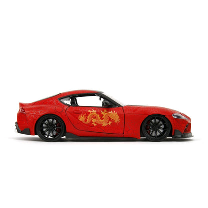 Jada Toys Pink Slips 2020 Toyota Supra (Year Of The Dragon) 1:24 Scale Diecast Vehicle