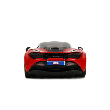Jada Toys Hollywood Rides Spider Man with McLaren 720S 1:24 Scale Diecast Vehicle Set