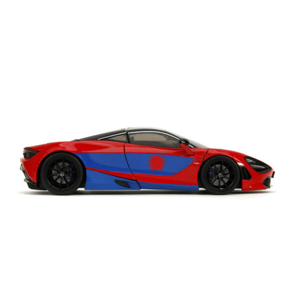 Jada Toys Hollywood Rides Spider Man with McLaren 720S 1:24 Scale Diecast Vehicle Set