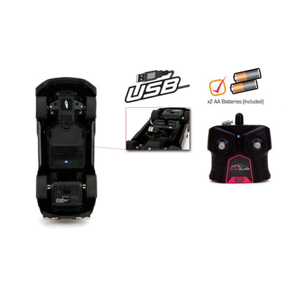 Jada Toys Pink Slips 2025 Ford Mustang GTD 1:16 Scale Remote Control Car