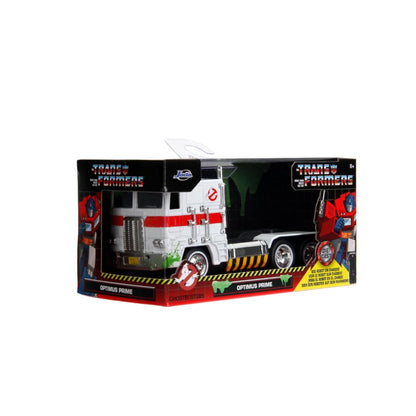 Jada Toys Transformers Optimus Prime x Ecto 1 Mash up 1:32 Scale Diecast Vehicle