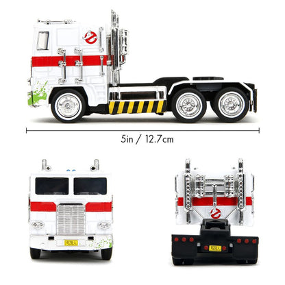 Jada Toys Transformers Optimus Prime x Ecto 1 Mash up 1:32 Scale Diecast Vehicle
