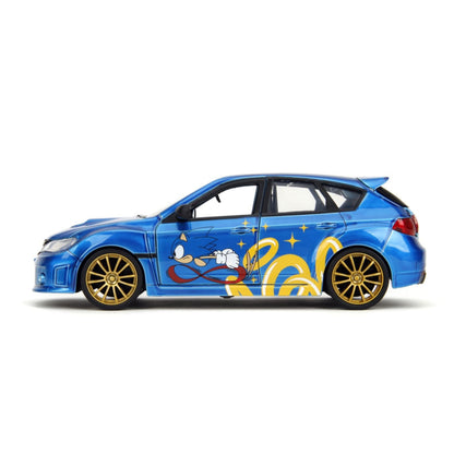 Jada Toys Sonic the Hedgehog Subaru STI with Sonic Figure 1:24 Scale Diecast Vehicle