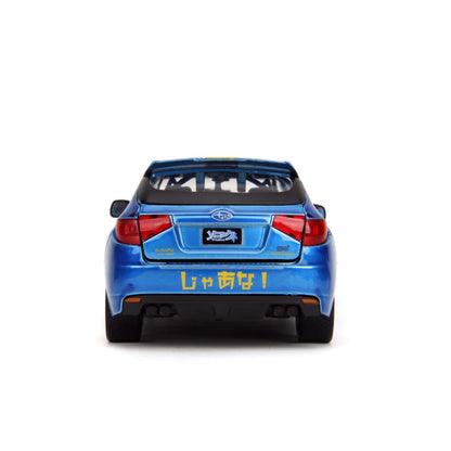 Jada Toys Sonic the Hedgehog Subaru STI with Sonic Figure 1:24 Scale Diecast Vehicle