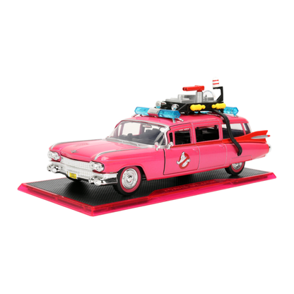 Jada Toys Pink Slips Ghostbusters Ecto 1 (Pink) 1:24 Scale Diecast Vehicle