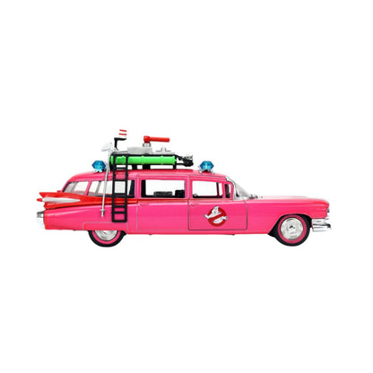 Jada Toys Pink Slips Ghostbusters Ecto 1 (Pink) 1:24 Scale Diecast Vehicle
