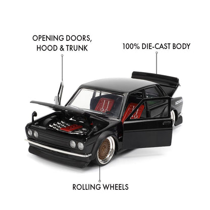 Jada Toys JDM Tuners 1973 Datsun 510 1:24 Scale Diecast Vehicle