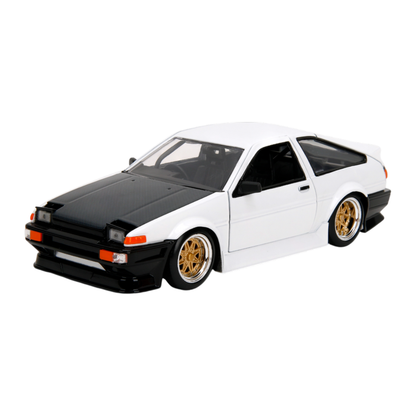 Jada Toys JDM Tuners 1986 Toyota Trueno AE86 1:24 Scale Diecast Vehicle