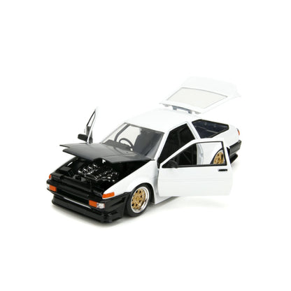 Jada Toys JDM Tuners 1986 Toyota Trueno AE86 1:24 Scale Diecast Vehicle