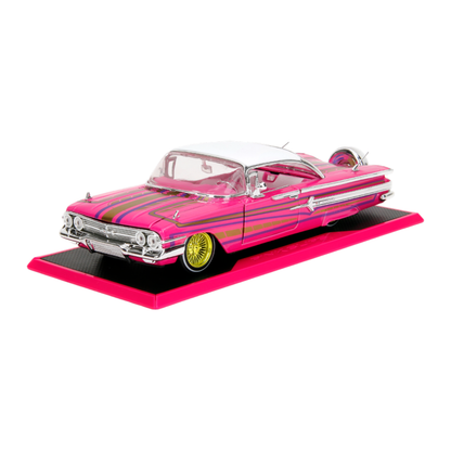 Jada Toys Pink Slips 1960 Chevy Impala Low Rider 1:24 Scale Diecast Vehicle