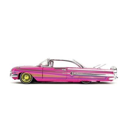 Jada Toys Pink Slips 1960 Chevy Impala Low Rider 1:24 Scale Diecast Vehicle