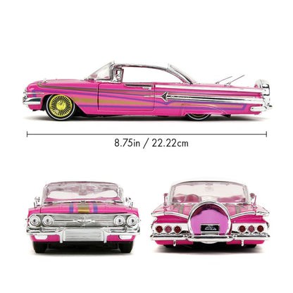 Jada Toys Pink Slips 1960 Chevy Impala Low Rider 1:24 Scale Diecast Vehicle