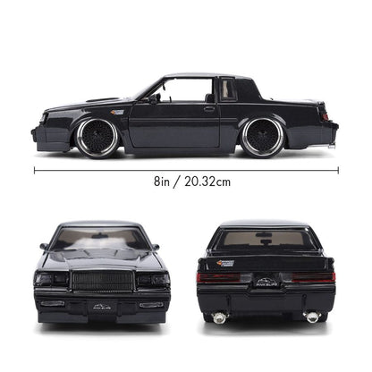 Jada Toys Pink Slips 1987 Buick Grand National (Black) 1:24 Scale Diecast Vehicle