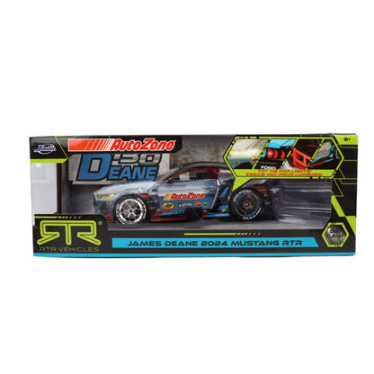 Jada Toys Big Time Muscle James Deane 2024 Ford Mustang RTR Racing 1:24 Scale Diecast Vehicle