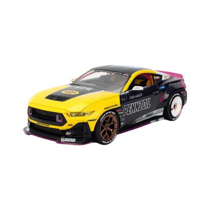 Jada Toys Big Time Muscle Ben Hobson 2024 Ford Mustang RTR Racing 1:24 Scale Diecast Vehicle