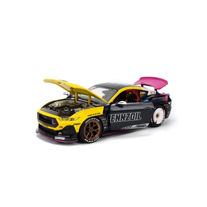 Jada Toys Big Time Muscle Ben Hobson 2024 Ford Mustang RTR Racing 1:24 Scale Diecast Vehicle