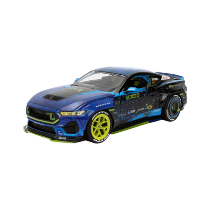Jada Toys Big Time Muscle Vaughn Gittin Jr 2024 Ford Mustang RTR Racing 1:24 Scale Diecast Vehicle