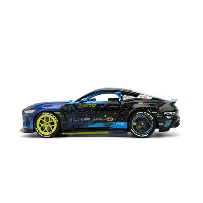 Jada Toys Big Time Muscle Vaughn Gittin Jr 2024 Ford Mustang RTR Racing 1:24 Scale Diecast Vehicle
