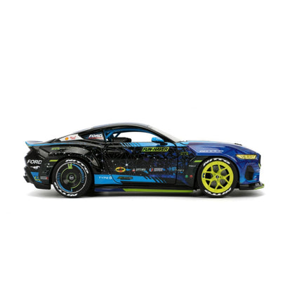 Jada Toys Big Time Muscle Vaughn Gittin Jr 2024 Ford Mustang RTR Racing 1:24 Scale Diecast Vehicle