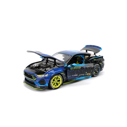 Jada Toys Big Time Muscle Vaughn Gittin Jr 2024 Ford Mustang RTR Racing 1:24 Scale Diecast Vehicle