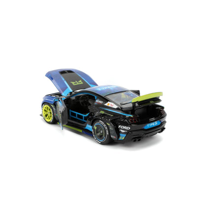 Jada Toys Big Time Muscle Vaughn Gittin Jr 2024 Ford Mustang RTR Racing 1:24 Scale Diecast Vehicle