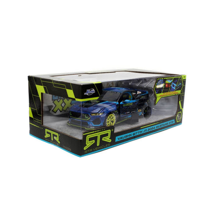 Jada Toys Big Time Muscle Vaughn Gittin Jr 2024 Ford Mustang RTR Racing 1:24 Scale Diecast Vehicle