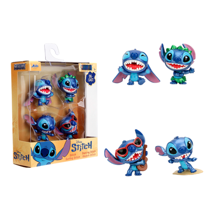 Jada Toys Disney Stitch 2.5" Metalfigs 4 Pack