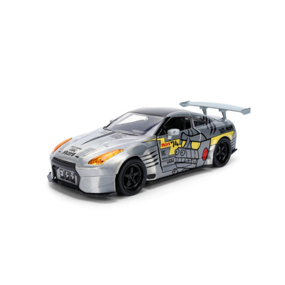 Jada Toys Godzilla 2009 Nissan GT R R35 Ben Sopra 1:24 Scale Diecast Vehicle (with Figure)
