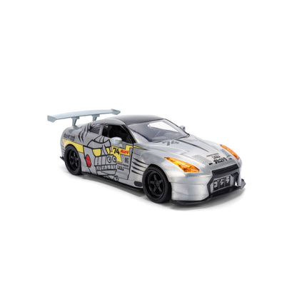 Jada Toys Godzilla 2009 Nissan GT R R35 Ben Sopra 1:24 Scale Diecast Vehicle (with Figure)