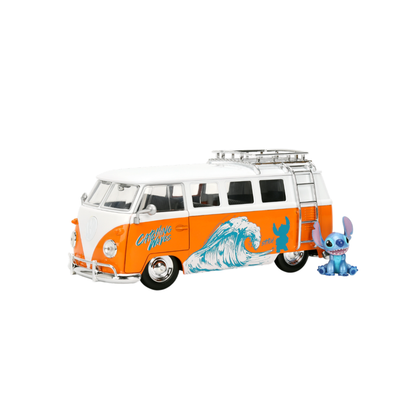 Jada Toys Lilo & Stitch VW Bus 1:24 Scale Diecast Vehicle with Figure