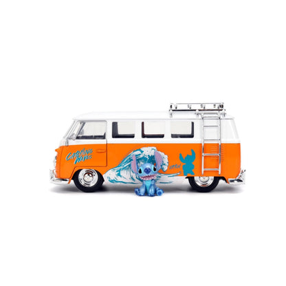 Jada Toys Lilo & Stitch VW Bus 1:24 Scale Diecast Vehicle with Figure