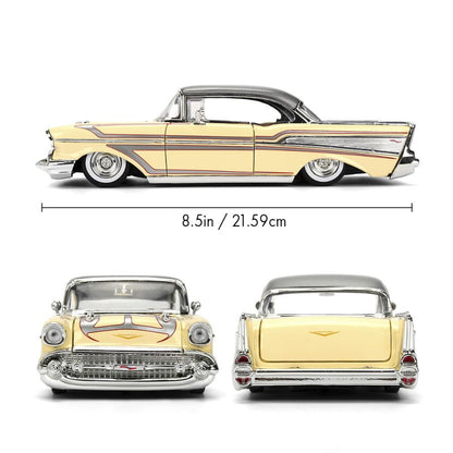 Jada Toys Big Time Muscle 1957 Chevy Bel Air 1:24 Scale Diecast Vehicle