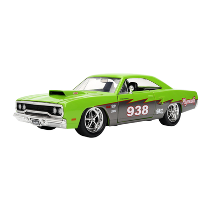 Jada Toys Big Time Muscle 1970 Plymouth Road Runner 1:24 Scale Diecast Vehicle