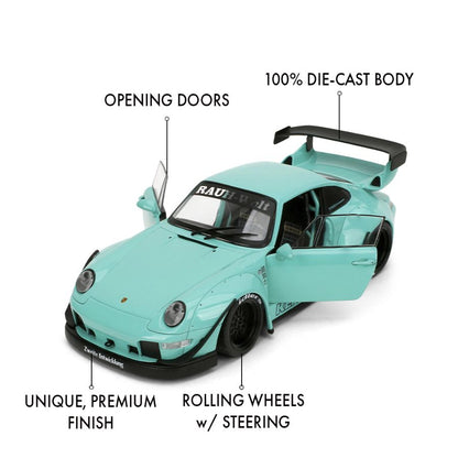 Jada Toys Pink Slips RWB Kei Kishi 1:18 Scale Diecast Vehicle