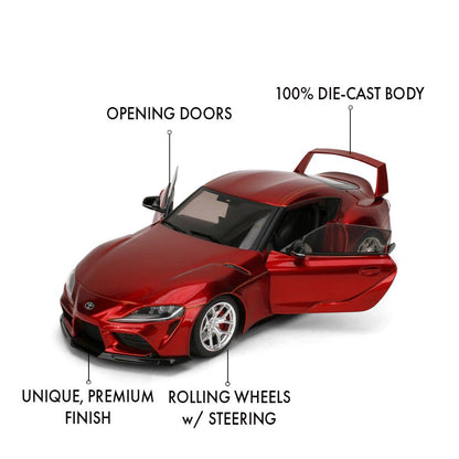 Jada Toys Pink Slips Toyota Supra MK5 1:18 Scale Diecast Vehicle