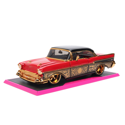 Jada Toys Pink Slips 1957 Bel Air 1:24 Scale Diecast Vehicle