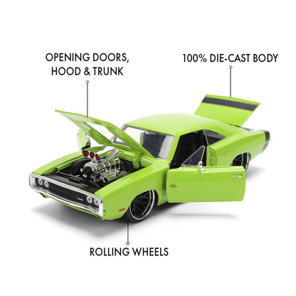 Jada Toys Big Time Muscle 1970 Dodge Charger 1:24 Scale Diecast Vehicle