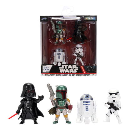 Jada Toys Star Wars 2.5" MetalFig (Wave 1) 4 Pack