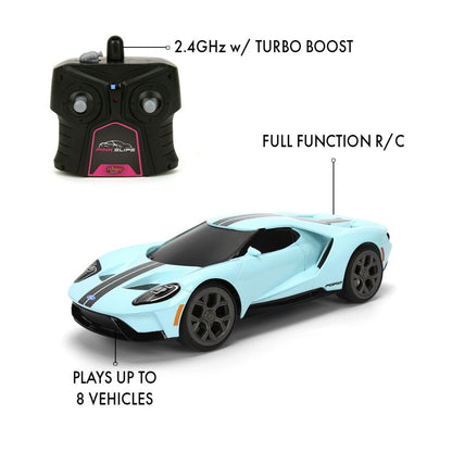 Jada Toys Pink Slips 2017 Ford GT 1:16 Scale Remote Control Car