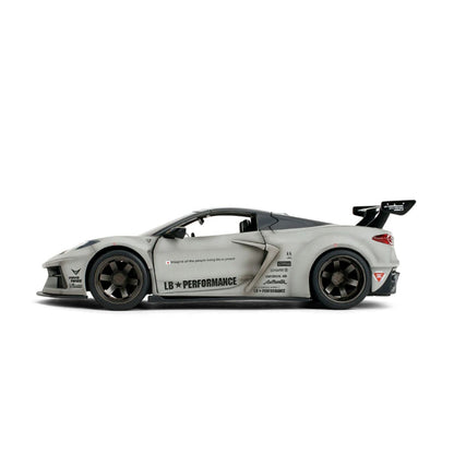 Jada Toys Liberty Walk Corvette C8 (Toyo Tires Awthentik) 1:24 Scale Diecast Vehicle