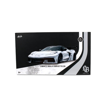 Jada Toys Liberty Walk Corvette C8 (Toyo Tires Awthentik) 1:24 Scale Diecast Vehicle