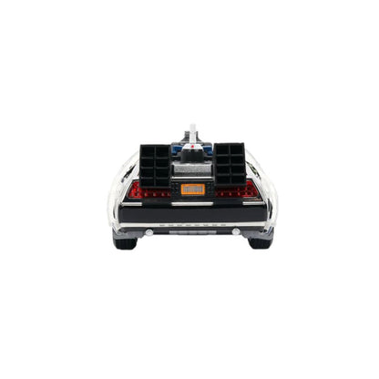 Jada Toys Back to the Future Delorean (Chrome) 1:24 Scale Diecast Vehicle