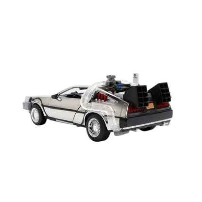 Jada Toys Back to the Future Delorean (Chrome) 1:24 Scale Diecast Vehicle