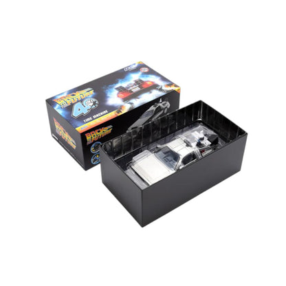 Jada Toys Back to the Future Delorean (Chrome) 1:24 Scale Diecast Vehicle