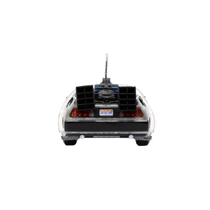Jada Toys Back to the Future Delorean 1:24 Scale Vehicle with Truck Box (SDCC Exclusive)