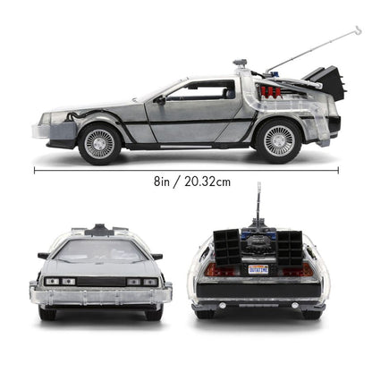 Jada Toys Back to the Future Delorean 1:24 Scale Vehicle with Truck Box (SDCC Exclusive)