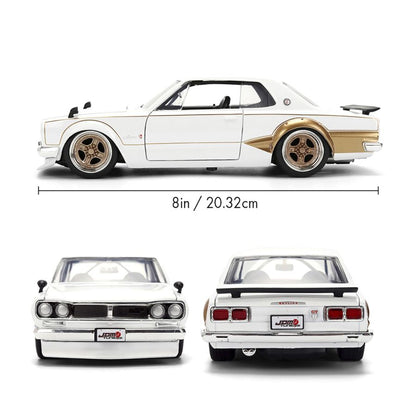 Jada Toys JDM Tuners 1971 Nissan Skyline 2000 GT R 1:24 Scale Diecast Vehicle