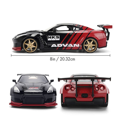 Jada Toys JDM Tuners 2009 Nissan GT R (R35) Ben Sopra 1:24 Scale Diecast Vehicle