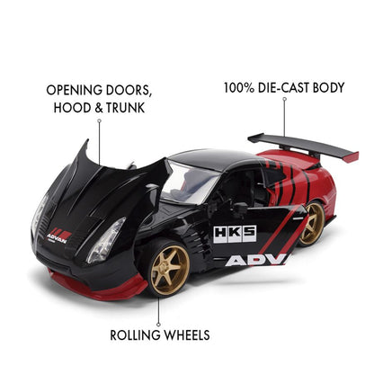 Jada Toys JDM Tuners 2009 Nissan GT R (R35) Ben Sopra 1:24 Scale Diecast Vehicle
