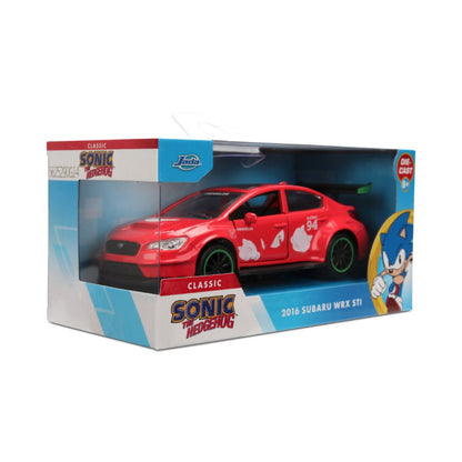 Jada Toys Sonic the Hedgehog 2016 Subaru WRX STI 1:32 Scale Diecast Vehicle